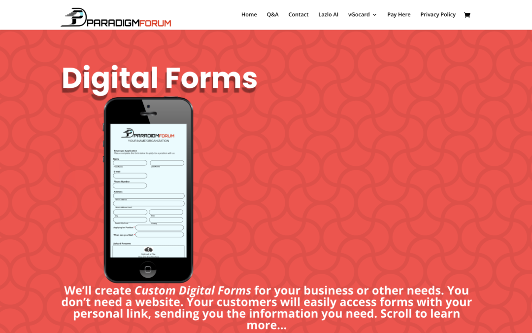 Why Your Business Needs Digital Forms: Boost Efficiency, Save Time & Increase Conversions